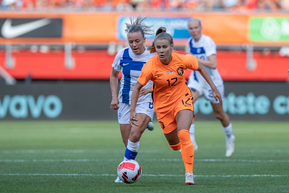 Vrouwenvoetbal Nederland - Finland