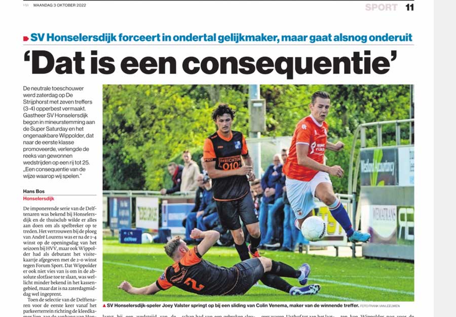 Honselersdijk Haagse Courant AD