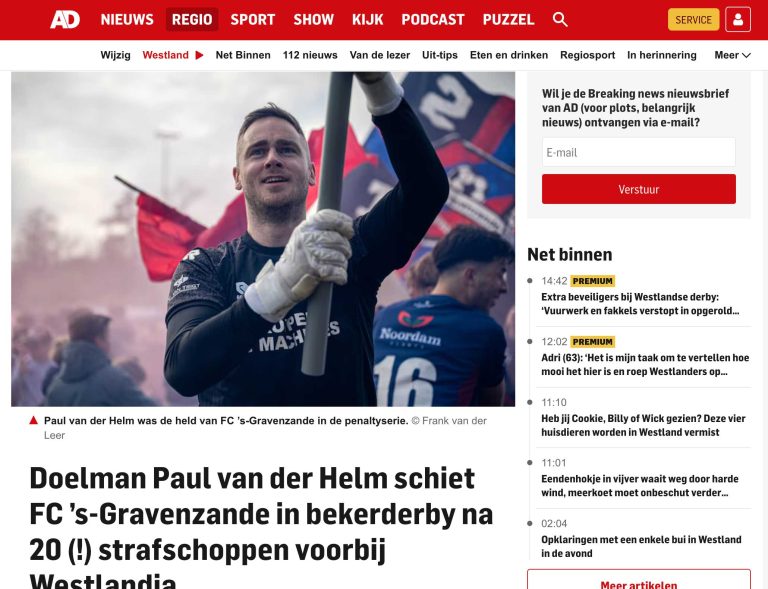 04-04-2026: Voetbal: FC 's-Gravenzande-Westlandia: s-Gravenzande Districtsbeker West II Derby 2026