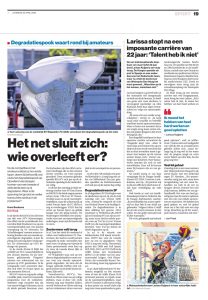 Beelden in Haagse courant regiosport voetbal en waterpolo
